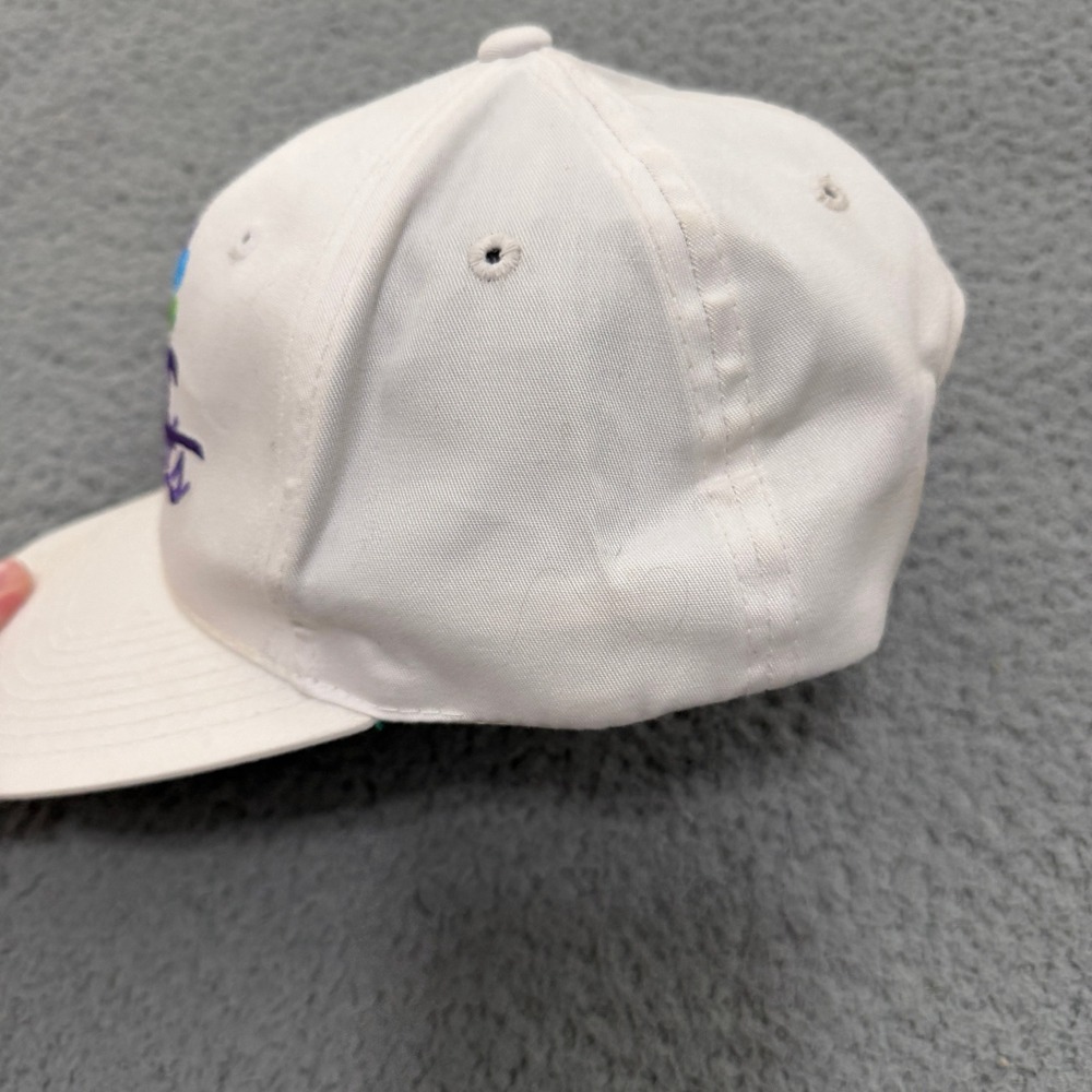 Vintage NBC Sports Snapback Hat Sports Specialties White Green Underbrim Mens - Picture 4 of 8